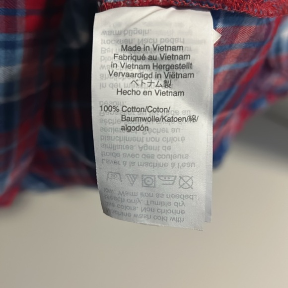 J Crew size L ruffle flannel - Picture 4 of 6